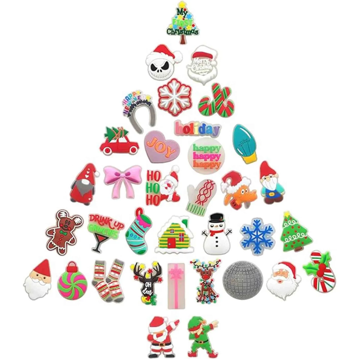 Christmas Holiday PVC Shoe Charms-MOQ is 50pcs 1