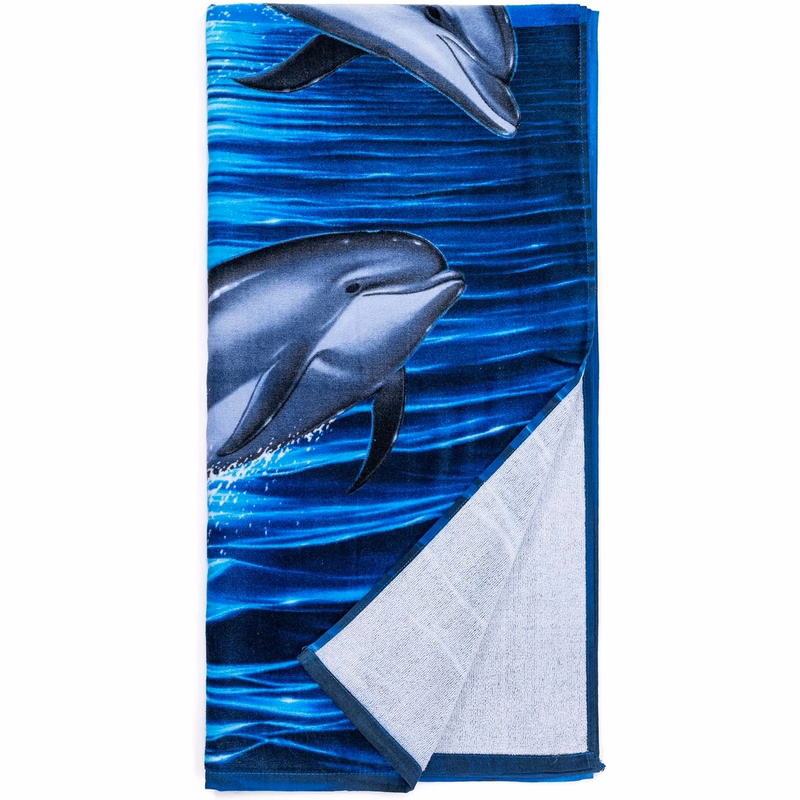 22″ X 42″ Sublimated Silk Touch Velour Bath/Sports Towel
