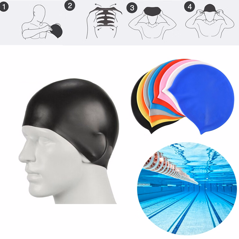 Waterproof Unisex Silicone Swimming Cap