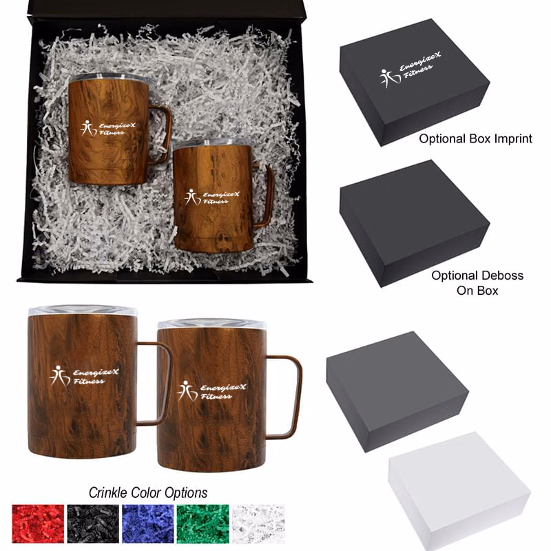 12 Oz. Woodtone Concord Mug Gift Set