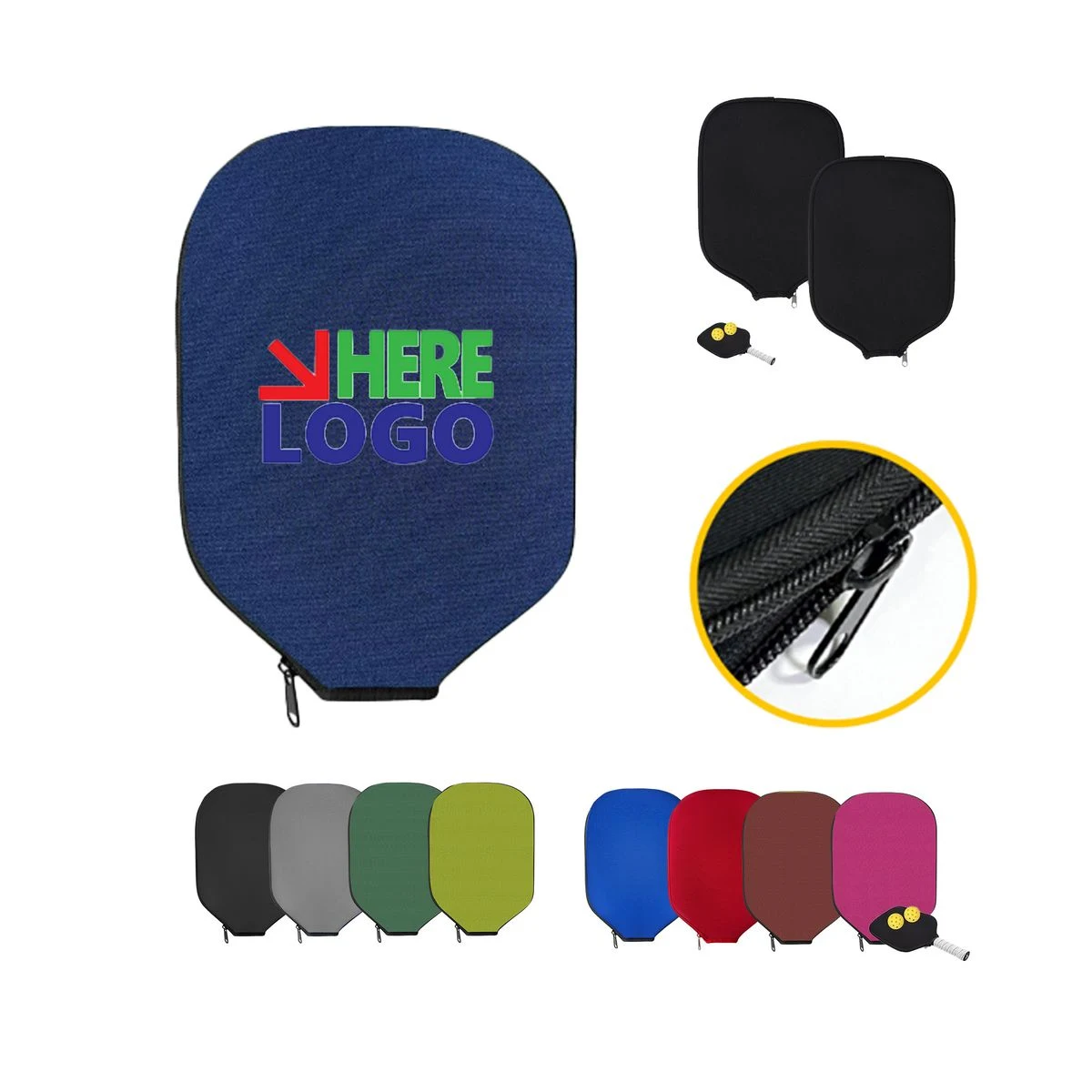 Soft Neoprene Pickleball Paddle Protective Sleeve 1