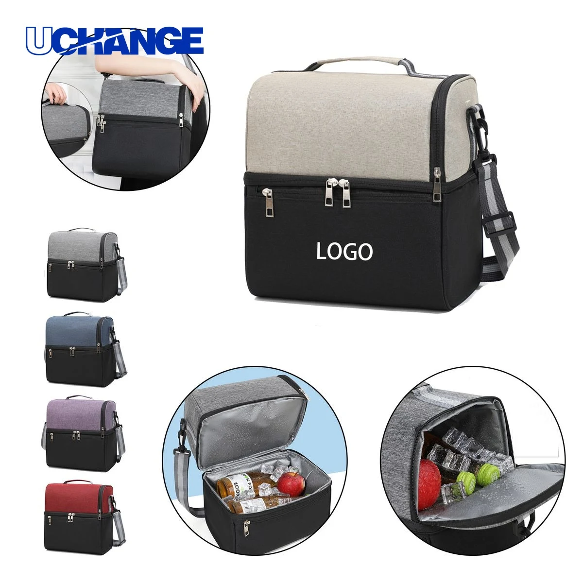 Double Layer Cooler Bag Organizer 1