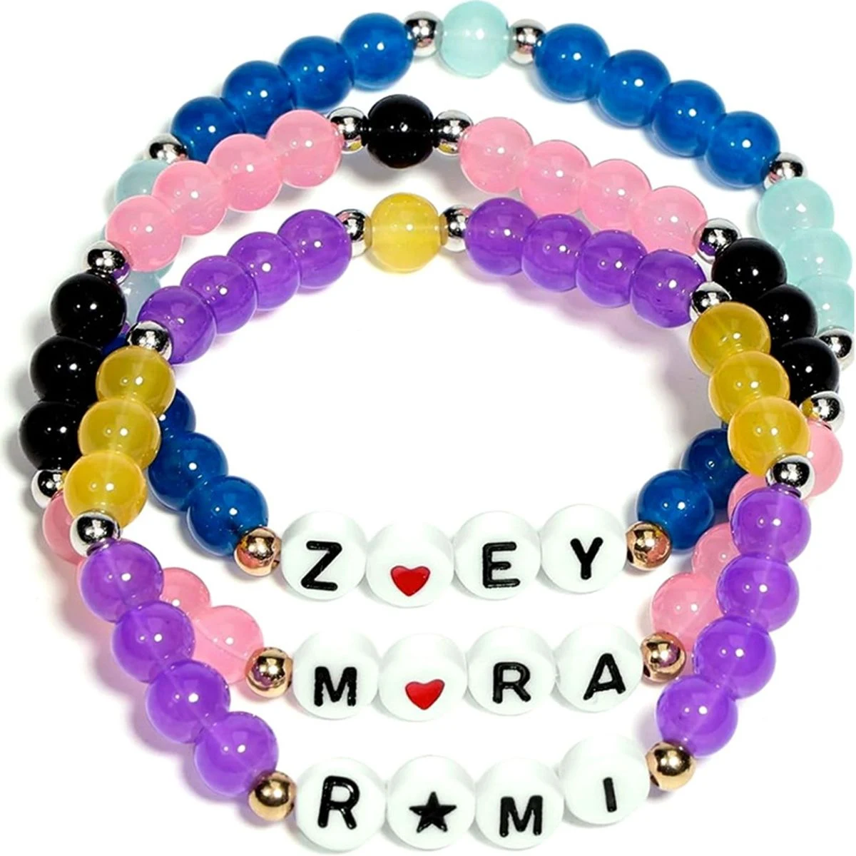 Rice Bead Custom Crystal Bracelet 1