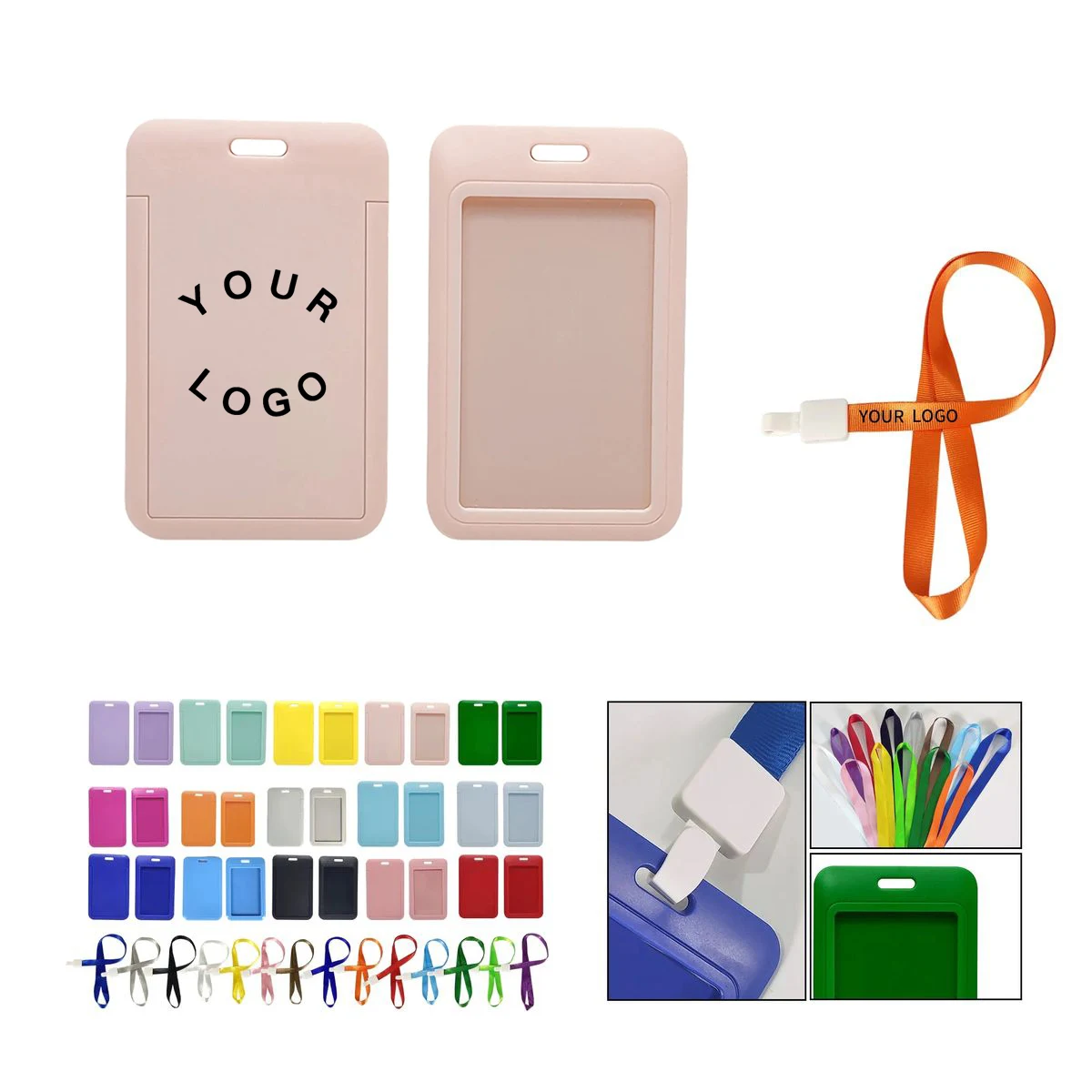 4-Color Process Lanyard Card Holder 1