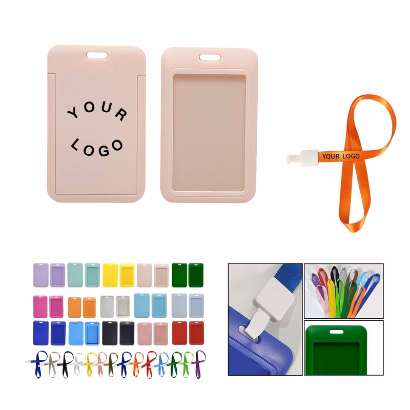 4-Color Process Lanyard Card Holder