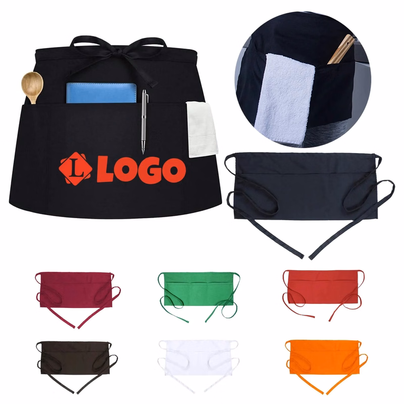 Poly Cotton Short Apron