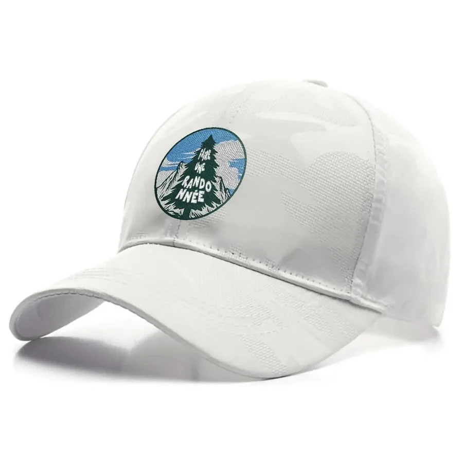 Dark Camou Polyester Baseball Cap 1