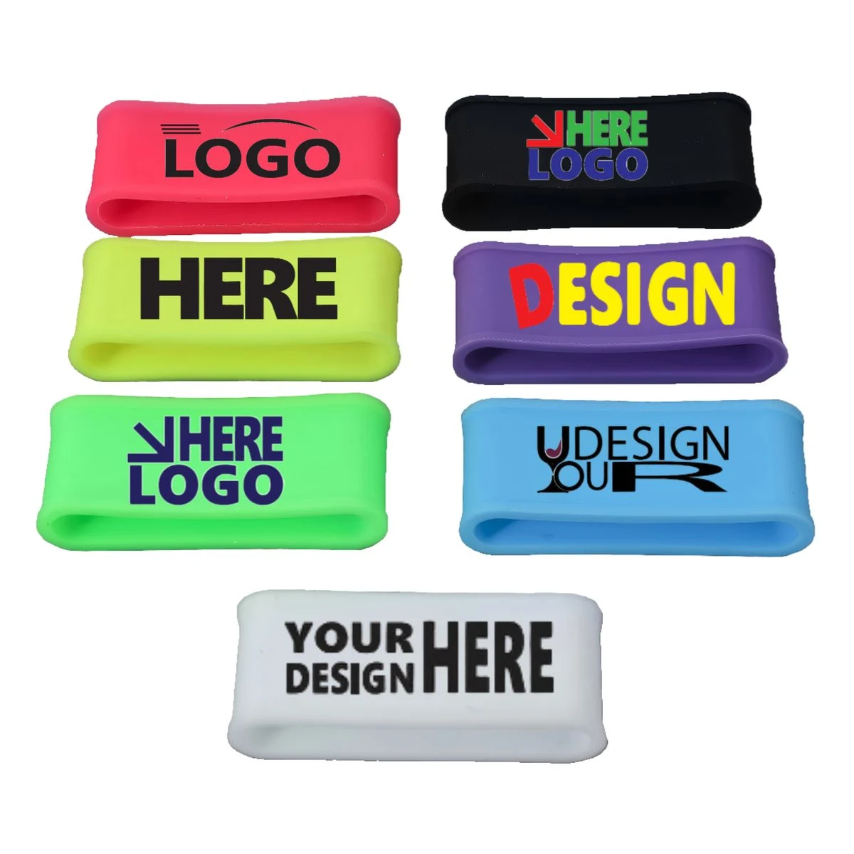 Custom Logo Silicone Paddle Grip Band 1
