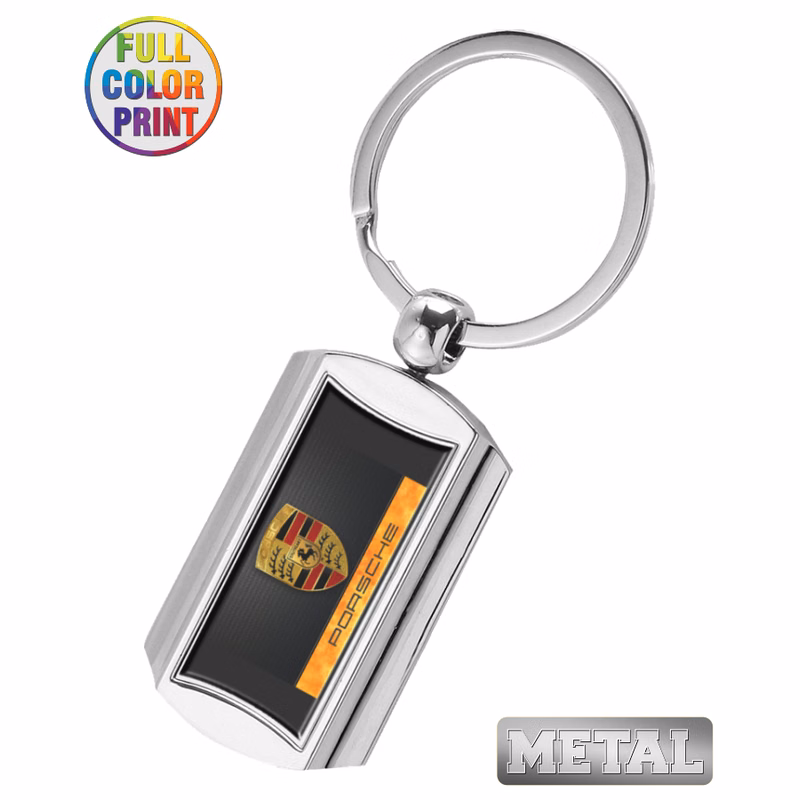 Unique Metal keychains -Full Color Dome