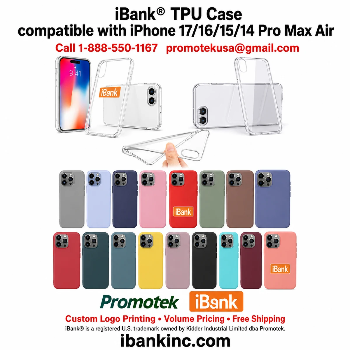 iBank ® TPU Case compatible with iPhone 1