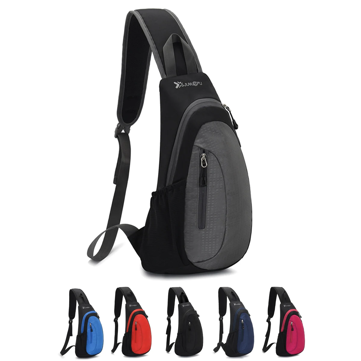 Nylon Chest Sling Backpack 1