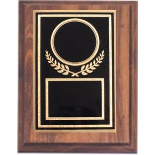 6" x 8" Cherry Finish Plaque with an Activity Plate