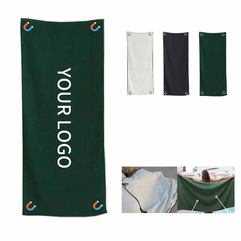 Portable Magnetic Bath Towel for Travel
