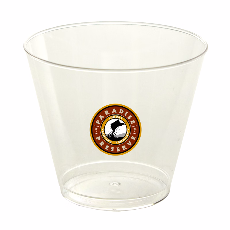 9oz. Old Fashioned - Squat Clear Hard-Sided Tumbler