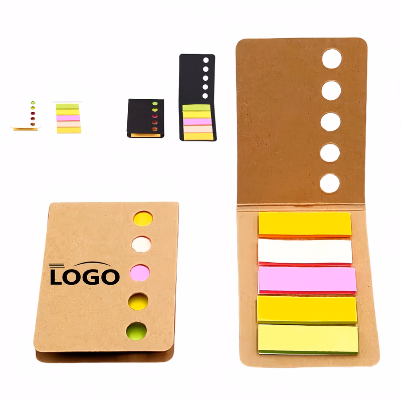 Kraft paper colorful strip combination sticky notes