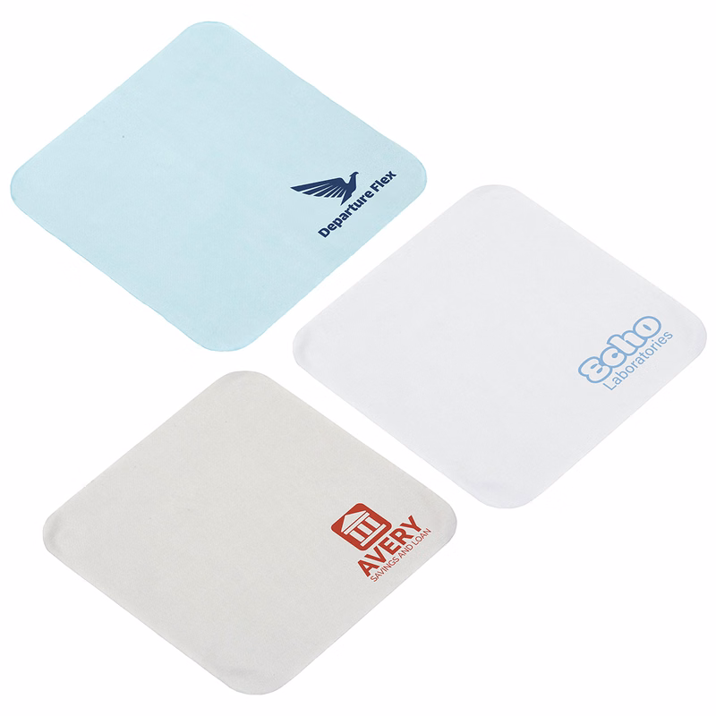 Heavyweight 6" x 6" Draw Twist Microfiber Cleaning Cloth- 1-Color