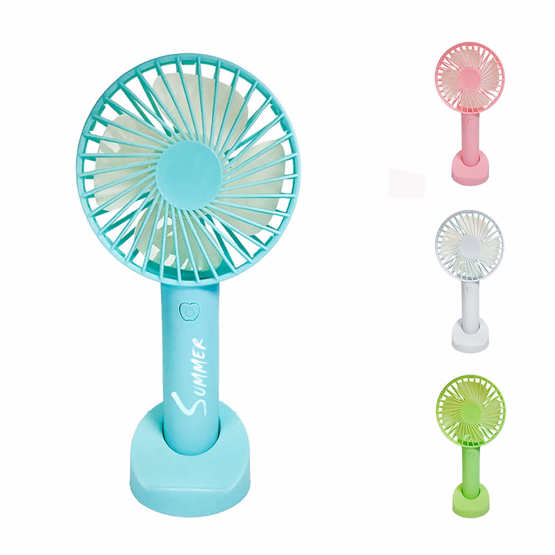 USB Rechargeable Handheld Fan with Base