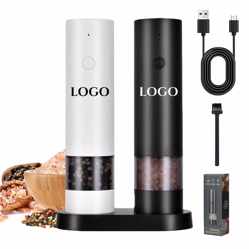 MOQ Electric Salt and Pepper Grinder Adjustable Coarseness