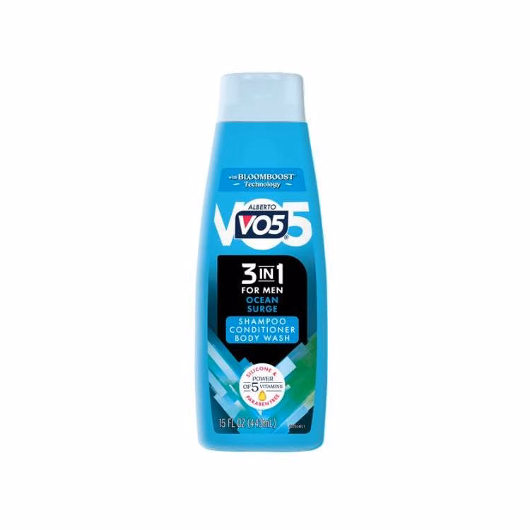 VO5 Men's Ocean Surge 3-in-1 Moisturizing Shampoo Conditioner and Body Wash - 15 oz