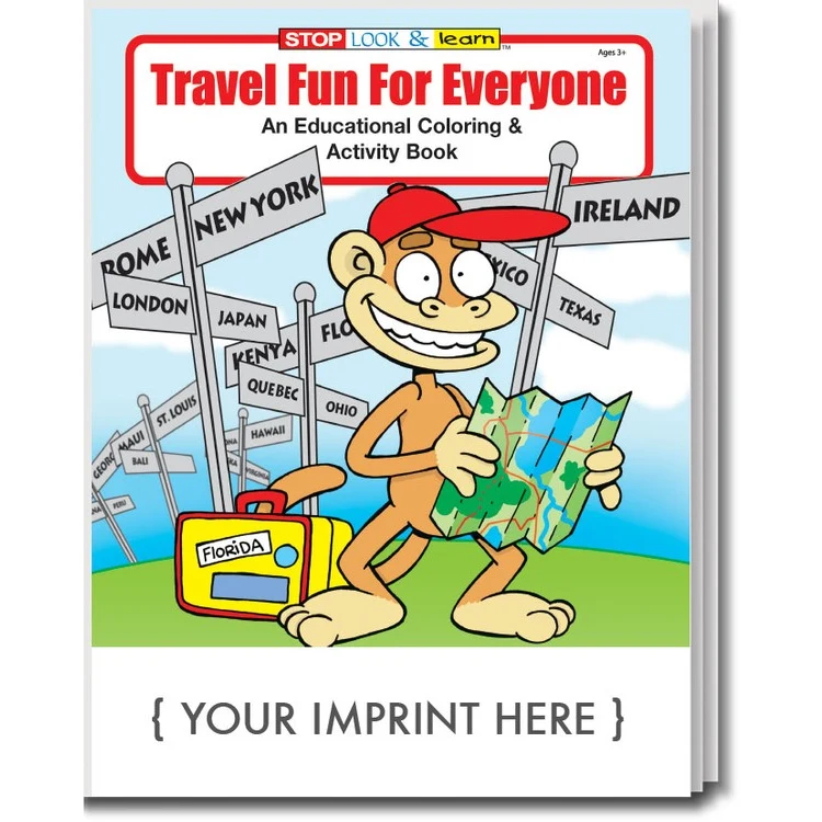 COLORING BOOK - Travel Fun For Everyone Coloring & Activity Book 1
