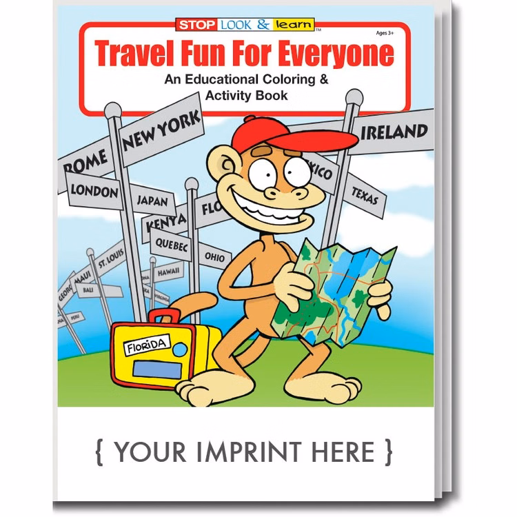 COLORING BOOK - Travel Fun For Everyone Coloring & Activity Book