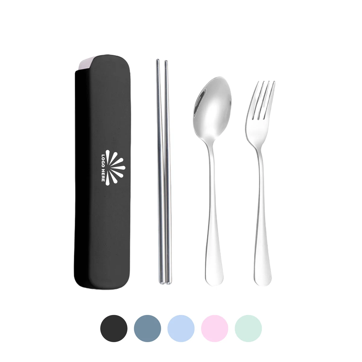 Stainless Steel Reusable Travel Cutlery Set 1
