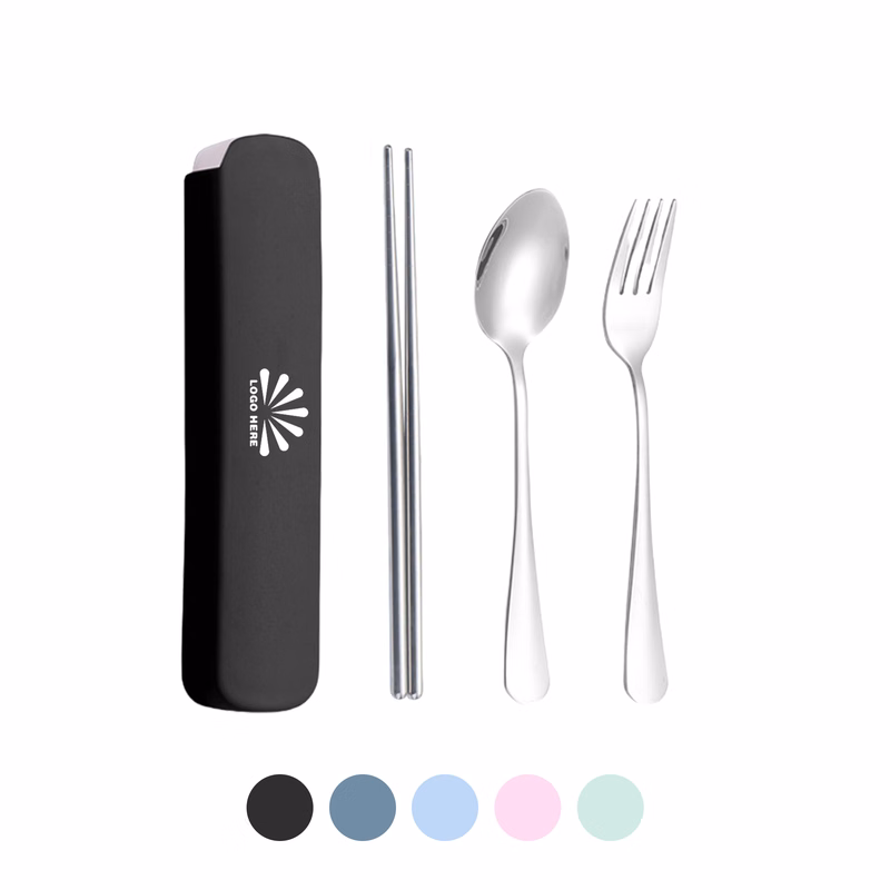 Stainless Steel Reusable Travel Cutlery Set
