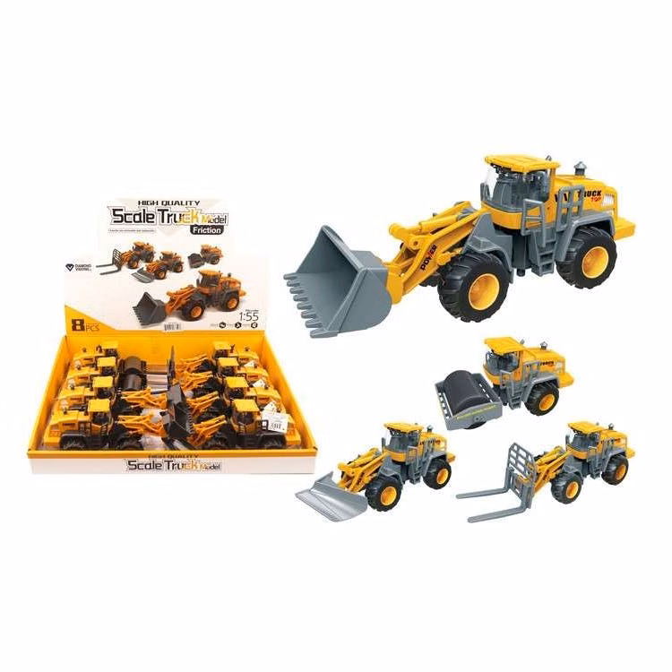 Front Loader Construction Truck Assorted - 7"