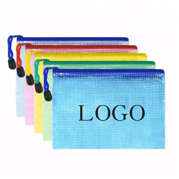A5 Size PVC Mesh Document Bag