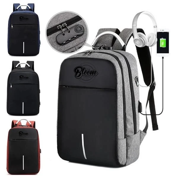 Anti Theft Backpack with Lock 1