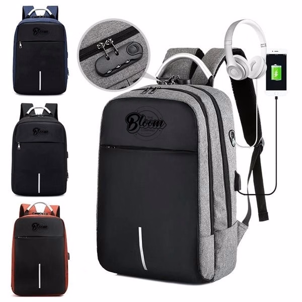 Anti Theft Backpack with Lock