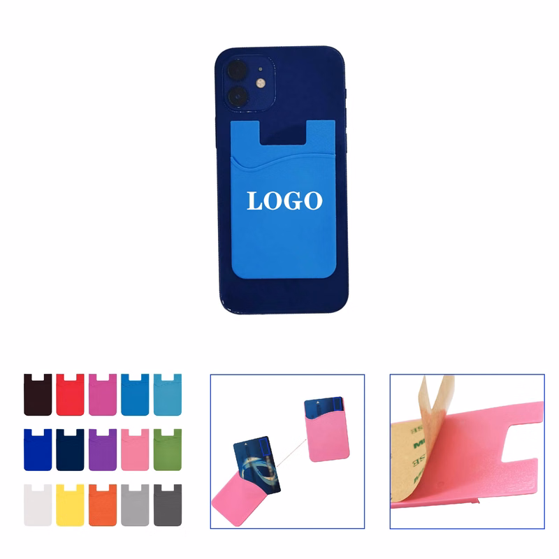 MOQ 10 pcs Adhesive Card Sleeve for Phones