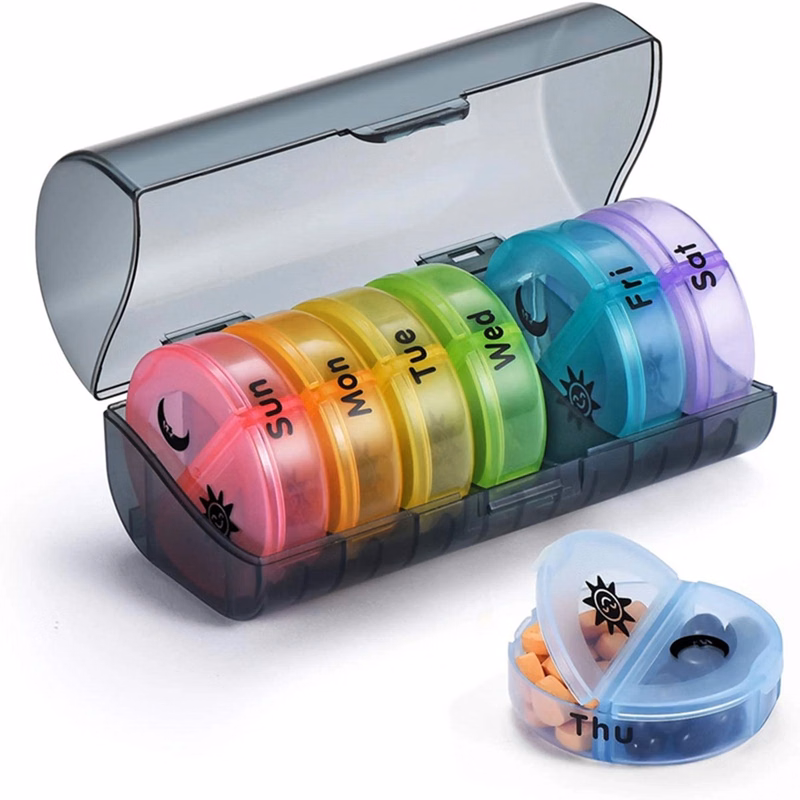 Weekly Pill Organizer 7 Day 2 Times A Day