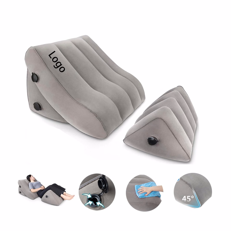 Inflatable Bed Wedge Pillow Set