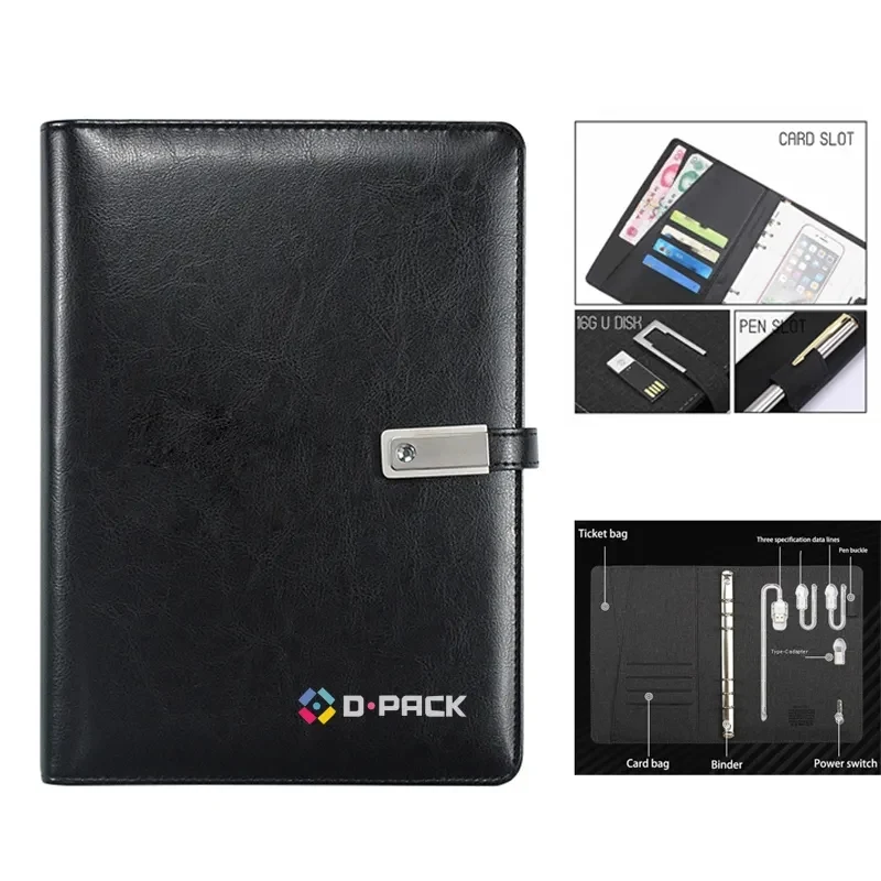 A5 Notebook With 8000 mAh Power Bank & 16GB USB Flash Drive 1