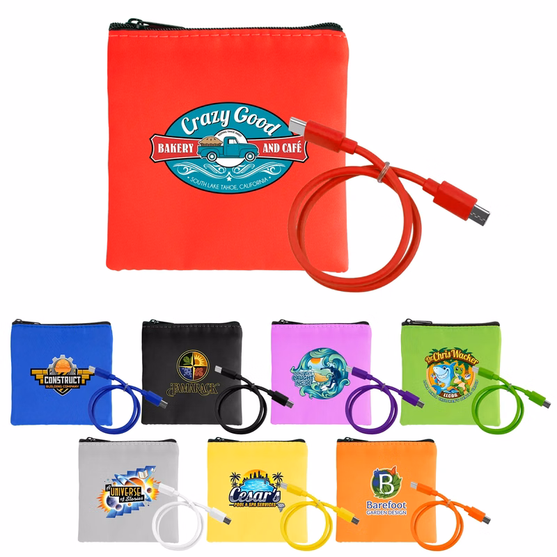 RPET C to C Cable Pouch
