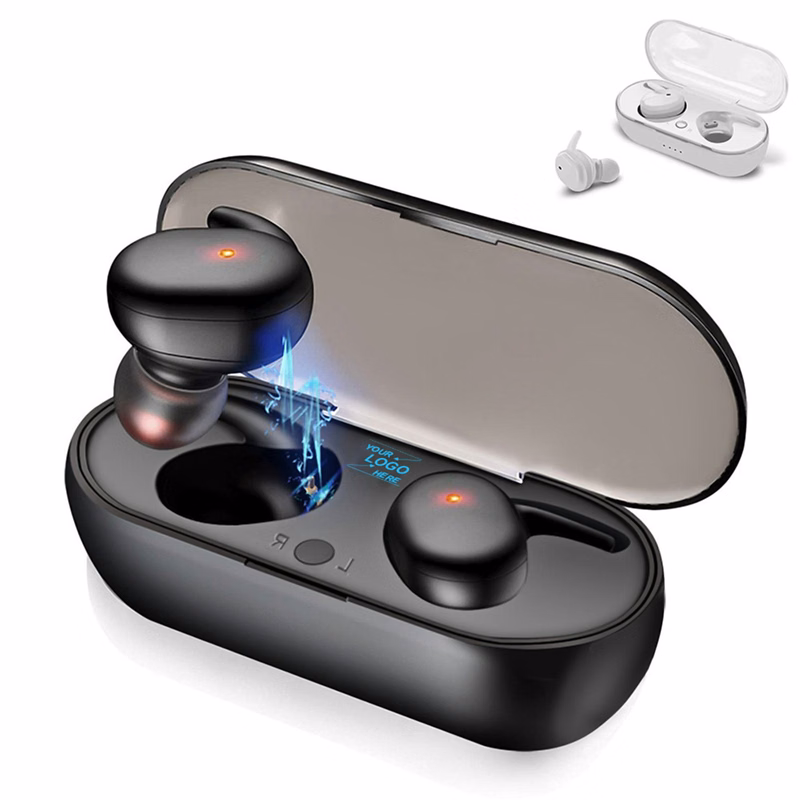 True Wireless Bluetooth Earbuds w/Charging Case