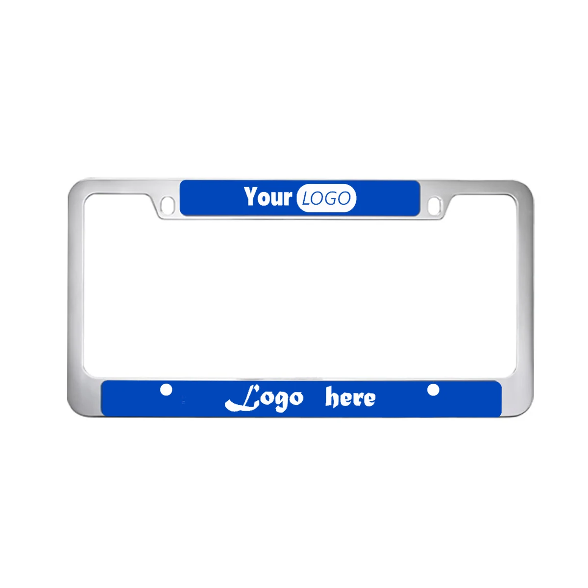 Full-Color Aluminum License Plate Frame 1