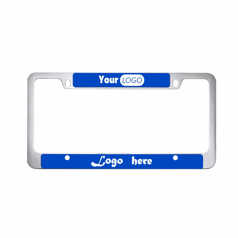 Full-Color Aluminum License Plate Frame