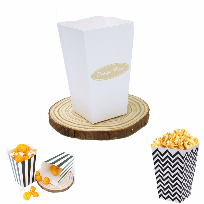Premium Food Grade Popcorn Packaging Box
