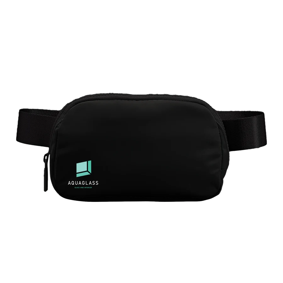 RPET Simply Styled Polyester Waist Bag w/ Custom Logo 1