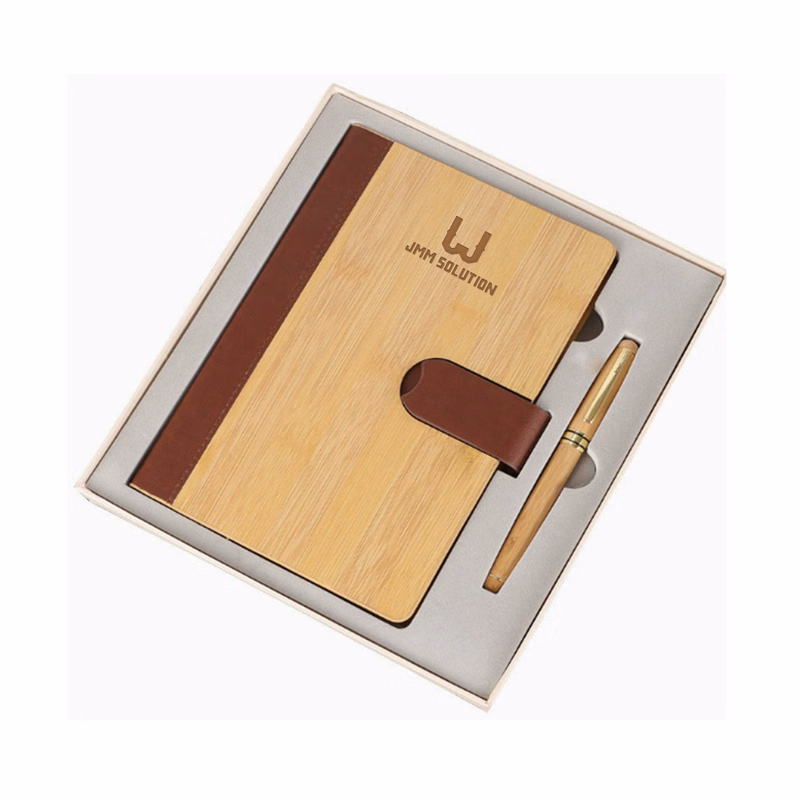 A5 Bamboo Journal Pen Gift Set
