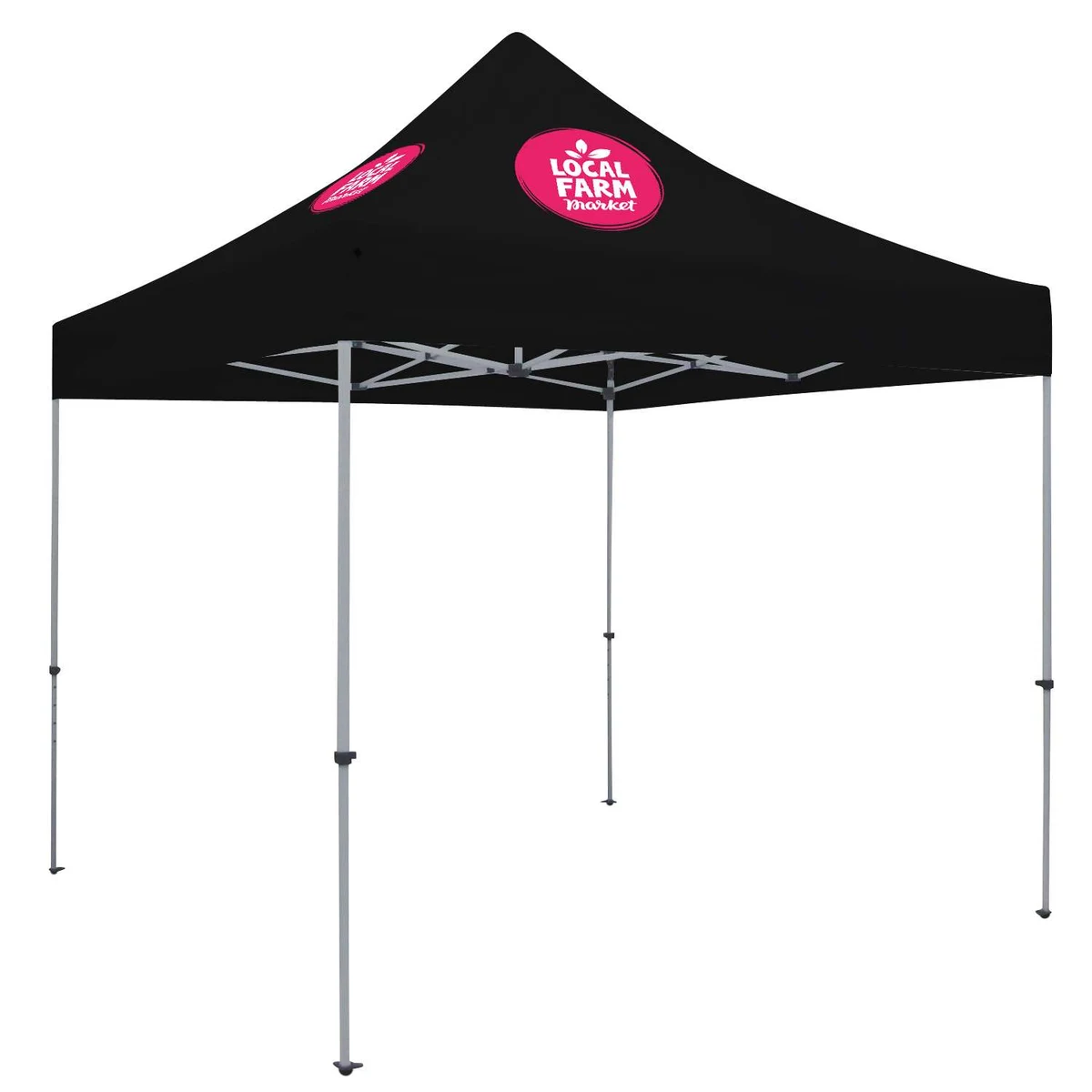 10' Deluxe Tent Kit (Full-Color Imprint, 2 Locations) 1