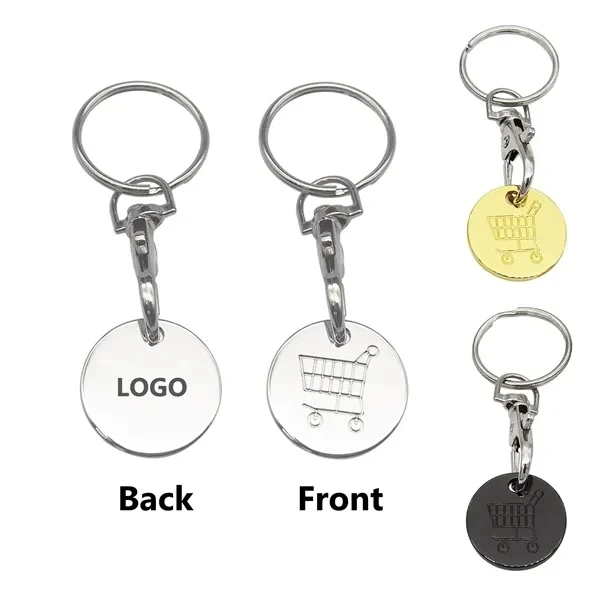 Partable shopping cart token keychain 1