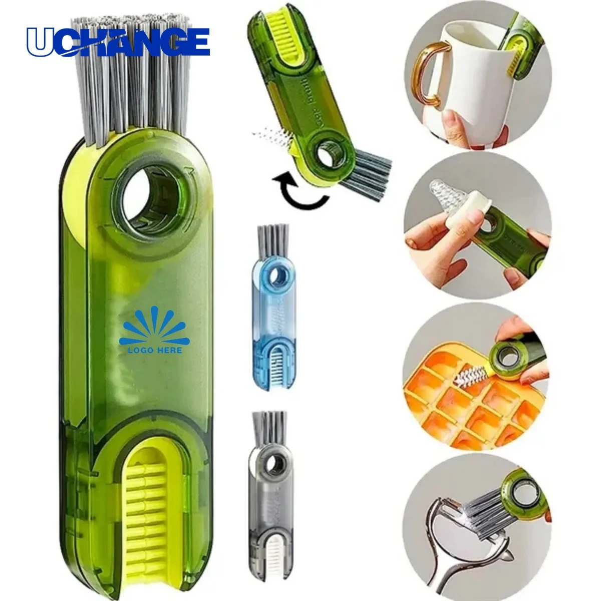 Three In One Multifunctional Cup Cleaning Brush 1