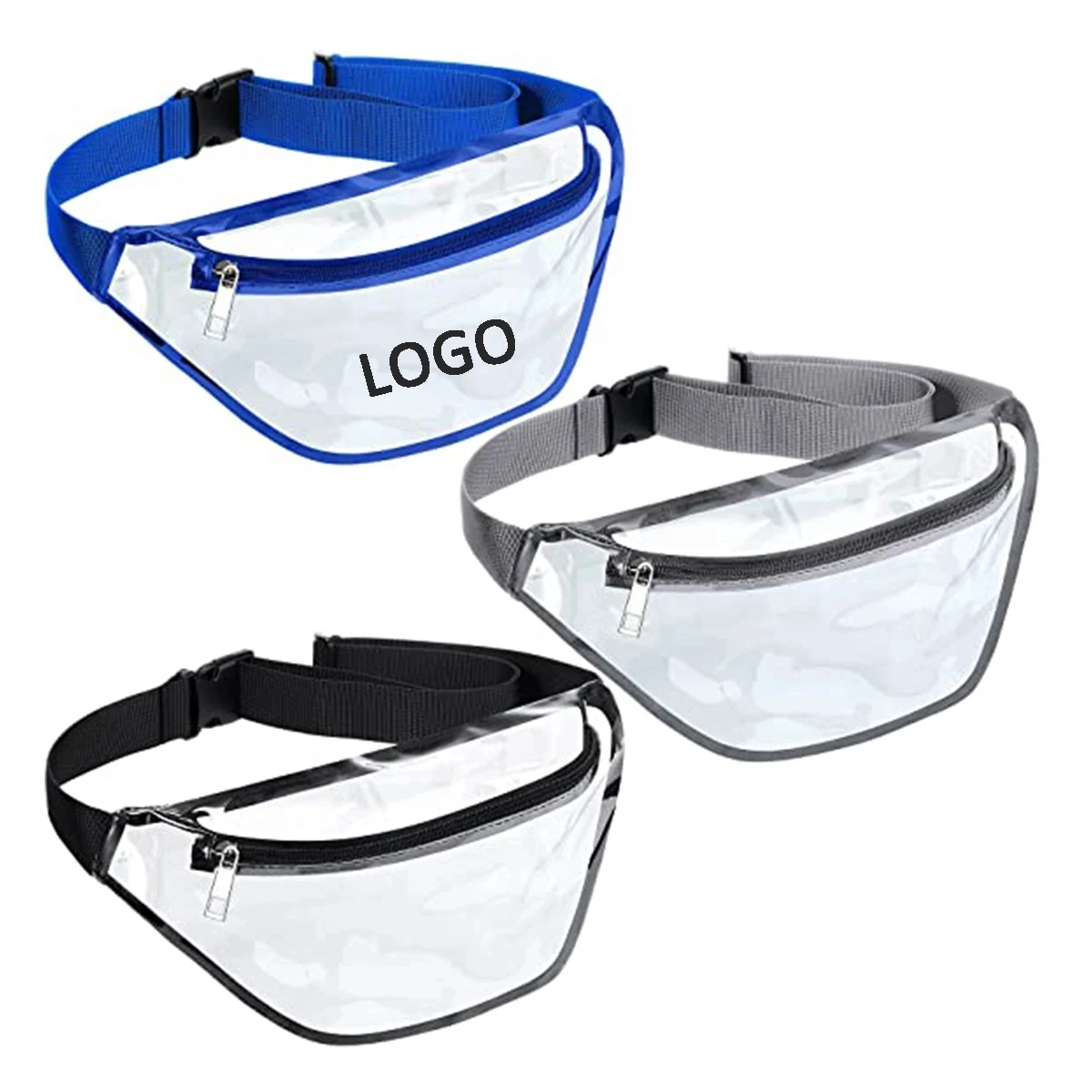 Adjustable Travel Transparent Waist Bag 1