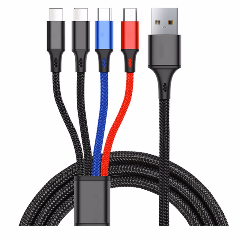 4 in 1 Multi-USB charging cable