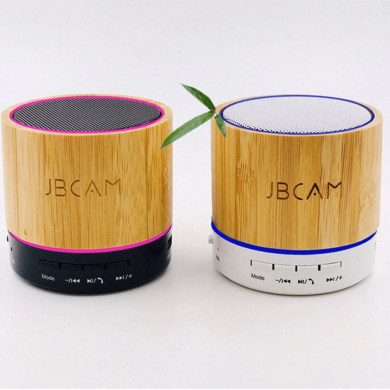 Portable Natural Wooden/Bamboo Wireless Bluetooth Speaker