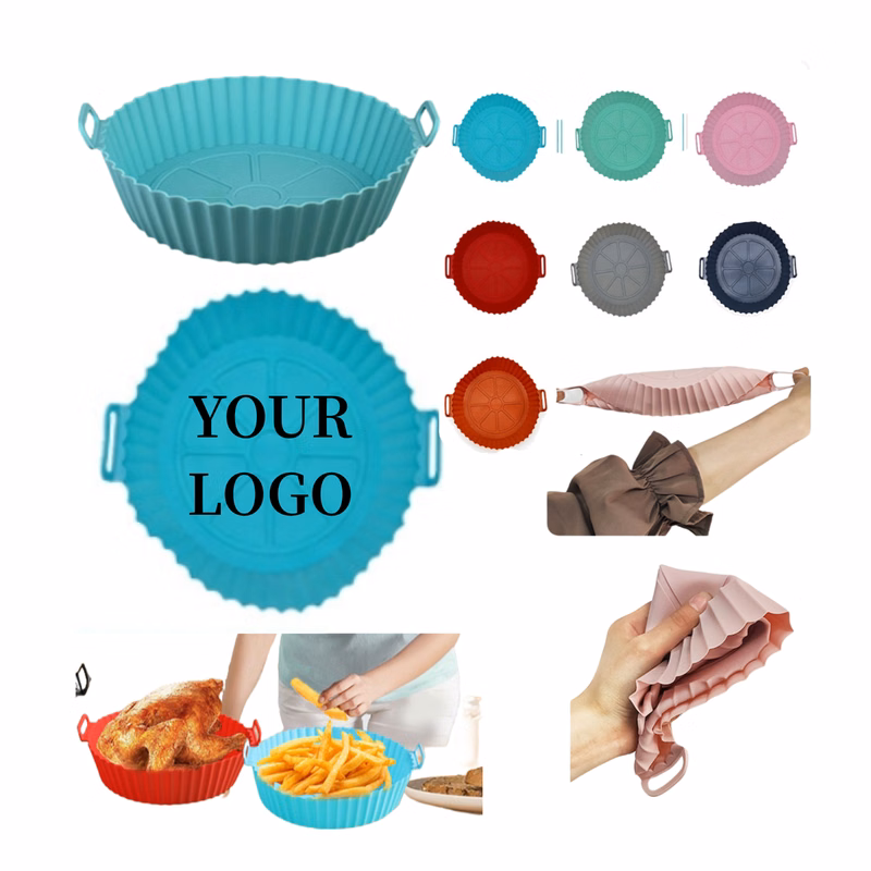 Food-Grade Round Air Fryer Silicone Mat