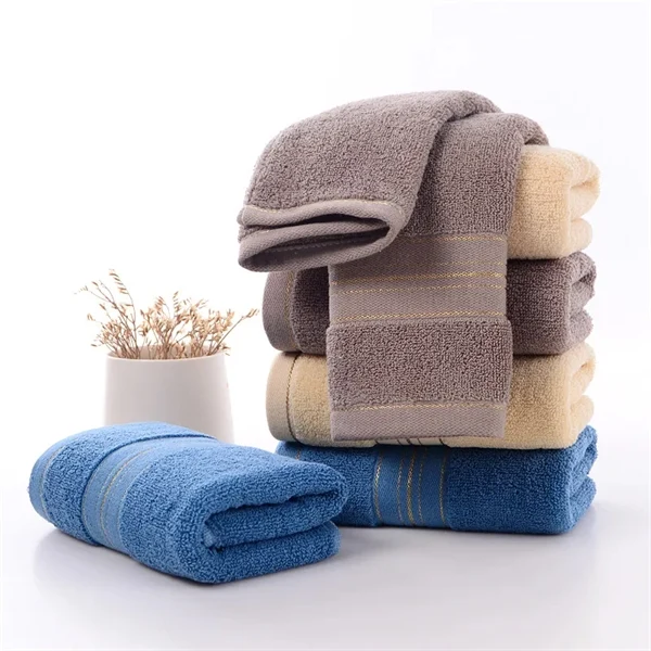 Custom Premium Cotton 3-Piece Towel Set — Zero Twist Beach & Bath Promotional Item 1